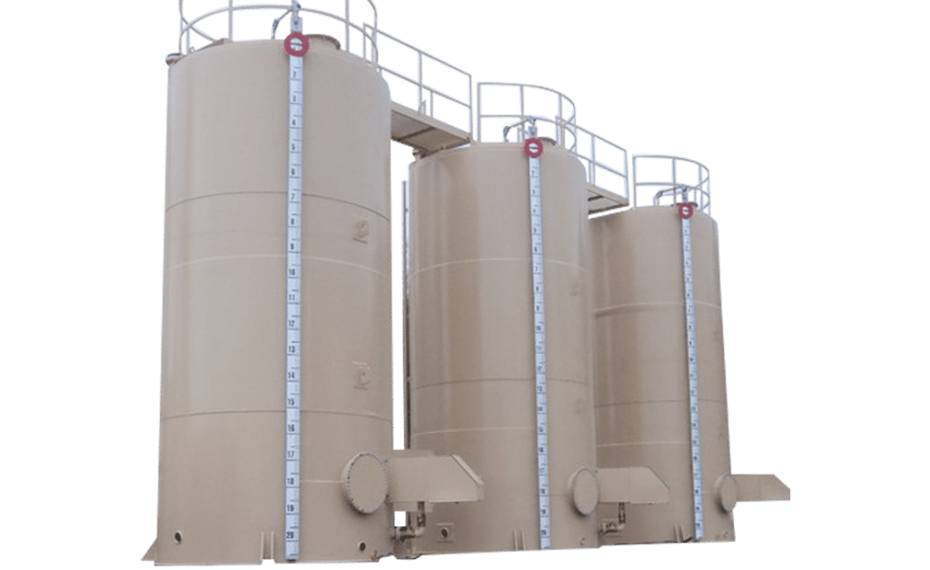 double wall UL 142 vertical storage tanks