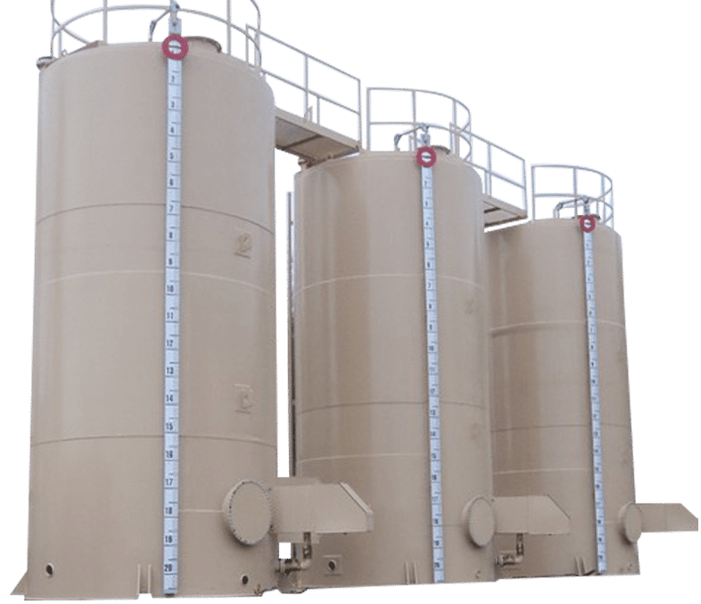 double wall UL 142 vertical storage tanks