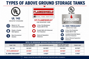 above ground storage tank types