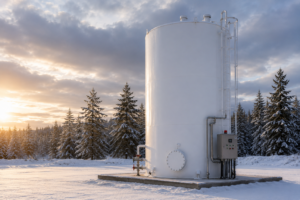 heated insulated oil tanks