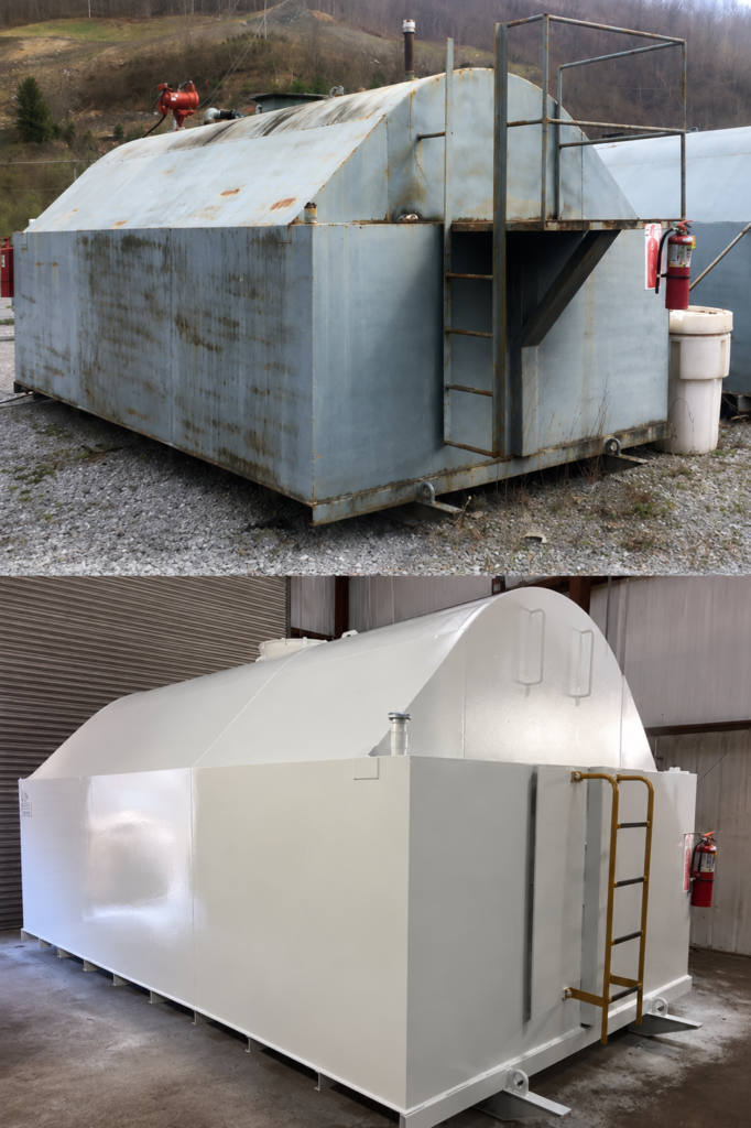 above ground tank refurbishing clark welding