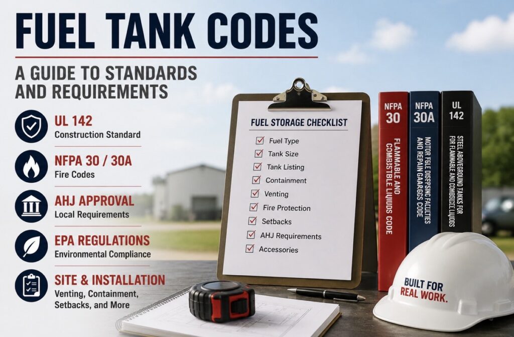 above ground storage tank codes