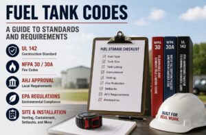 above ground storage tank codes