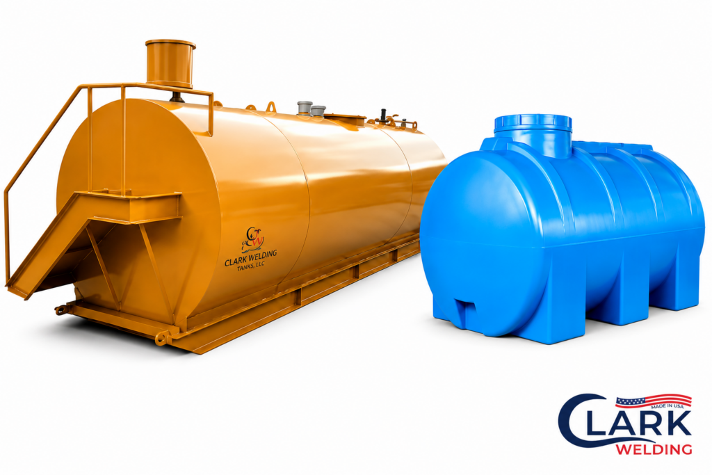 comparison steel tanks vs plastic tanks